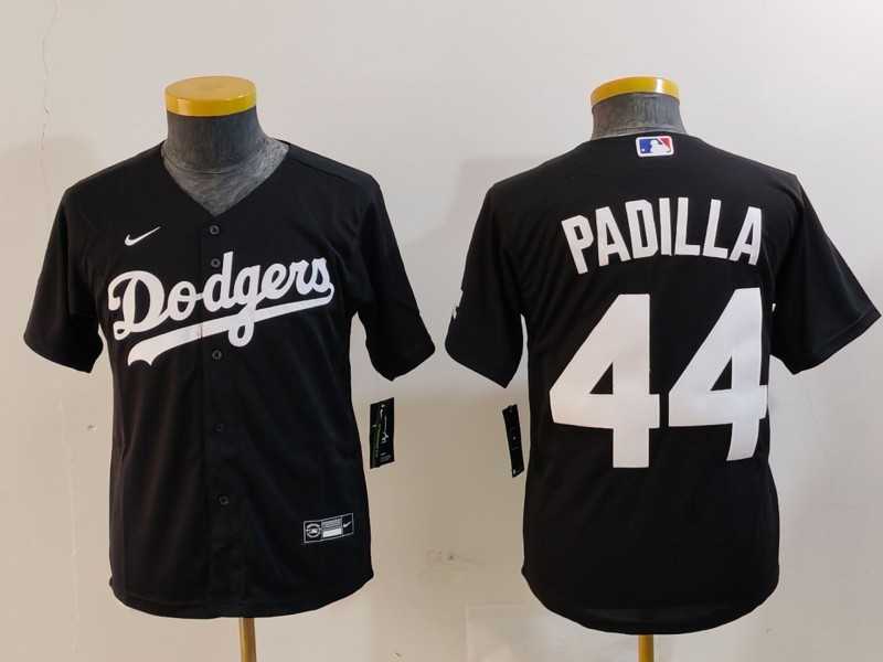 Youth Los Angeles Dodgers #44 Vicente Padilla Black Cool Base Stitched Jersey,We sell and wholesale Youth Los Angeles Dodgers #44 Vicente Padilla Black Cool Base Stitched Jersey on line form chian!